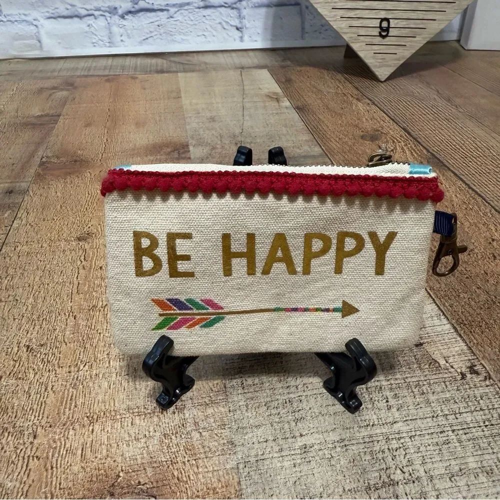 Natural life be happy pouch wallet